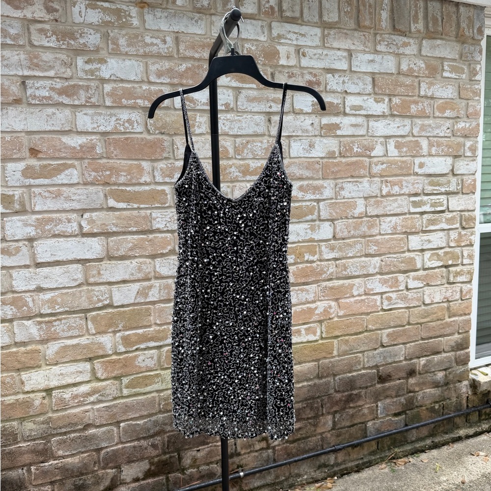 Vintage Caché Beaded Mini Dress